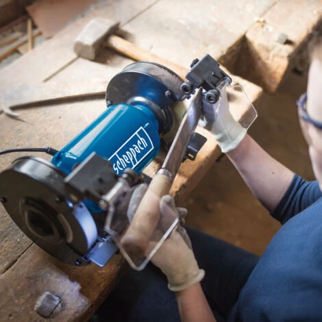 TOURET A MULER DOUBLE MELEUSE PONCEUSE ø150mm SCHEPPACH SM150L 400W 230V 4 TOURET A MULER DOUBLE MELEUSE PONCEUSE ø150mm SCHEPPACH SM150L 400W 230V – Image 2