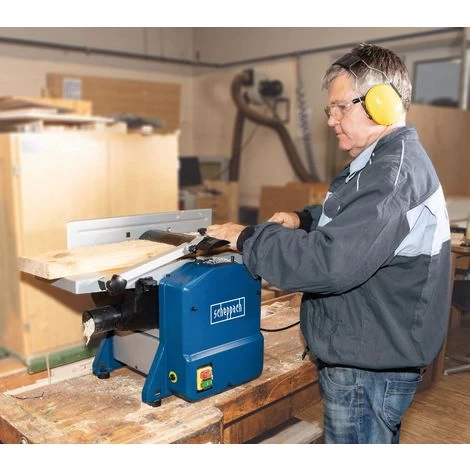 RABOT DÉGAUCHISSEUSE 204mm SCHEPPACH HMS850 +JEU DE 2 PIÈCES FERS DE RECHANGE 6 RABOT DÉGAUCHISSEUSE 204mm SCHEPPACH HMS850 +JEU DE 2 PIÈCES FERS DE RECHANGE – Image 4