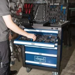 CHARIOT D'ATELIER AVEC 263 OUTILS CAISSE ROULETTES ROULANT SCHEPPACH TW1000 -Scheppach 17363115 4