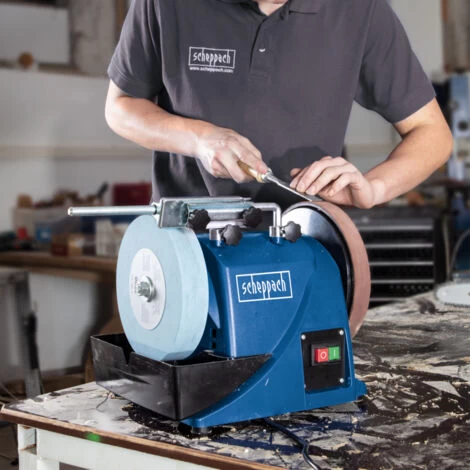 Affuteuse à Eau SCHEPPACH 200mm - 120W - TIGER2000S 4 Affuteuse à Eau SCHEPPACH 200mm - 120W - TIGER2000S – Image 2