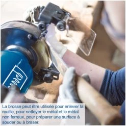 Touret SCHEPPACH 400W - 240V - 150mm - SM150LB -Scheppach 33175835 4