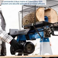 FENDEUR DE BÛCHES ÉLECTRIQUE 7 TONNES HORIZONTAL 2200W SCHEPPACH HL760L 9 FENDEUR DE BÛCHES ÉLECTRIQUE 7 TONNES HORIZONTAL 2200W SCHEPPACH HL760L -Scheppach 34542616 4