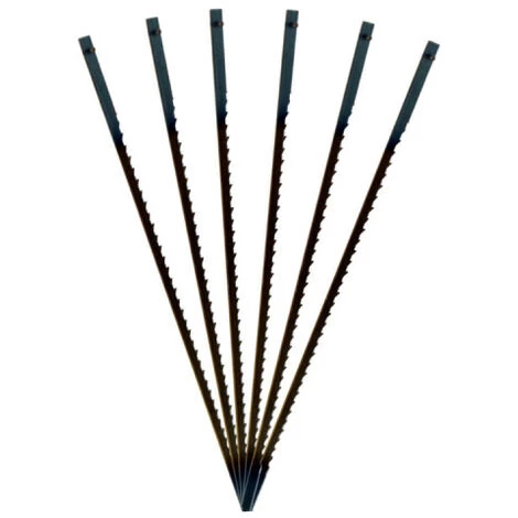 Lot De 6 Lames SCHEPPACH Pour Scies à Chantourner - 10 Dents - 135 X 3 X 0,5 Mm - 88000013 3 Lot De 6 Lames SCHEPPACH Pour Scies à Chantourner - 10 Dents - 135 X 3 X 0,5 Mm - 88000013