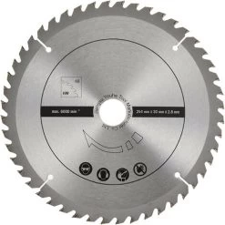 Scheppach - Ensemble De 2 Lames Carbure Diam254x30/25.4x2.8 Z48/60 -Scheppach 38060214 3