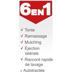 Tondeuse Thermique SCHEPPACH 7 Cv - Coupe De 53 Cm - MS225-53 -Scheppach 57608131 4