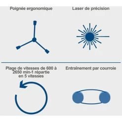 Perceuse à Colonne SCHEPPACH 500W - DP16VLS -Scheppach 57610193 3