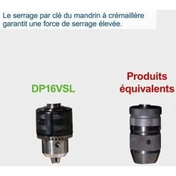 Perceuse à Colonne SCHEPPACH 500W - DP16VLS -Scheppach 57610193 4