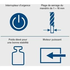 Perceuse à Colonne SCHEPPACH 550W - DP18VARIO 9 Perceuse à Colonne SCHEPPACH 550W - DP18VARIO -Scheppach 57614237 4
