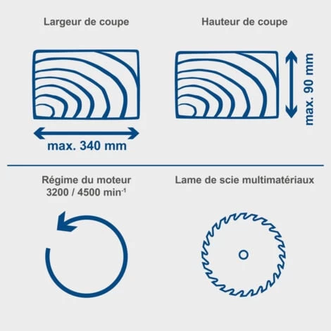 Scie à Onglet Radiale HM110MP SCHEPPACH Ø255 Mm - 5901220901 6 Scie à Onglet Radiale HM110MP SCHEPPACH Ø255 Mm - 5901220901 – Image 4