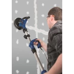 Ponceuse Pour Plâtre Rotative Scheppach DS920 225mm 230V 50Hz 710W + Accessoires, Vitesse Variable, Bras Télescopique, Pour Les Grandes Surfaces -Scheppach 72688016 4
