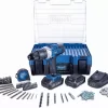 Perceuse à Percussion SCHEPPACH 20V Avec 2 Batteries 2.0Ah + Chargeur+ Coffret D'accessoires - DTB-20ProS 1 Perceuse à Percussion SCHEPPACH 20V Avec 2 Batteries 2.0Ah + Chargeur+ Coffret D'accessoires - DTB-20ProS -Scheppach 8154cqd2 xl. ac sl1500