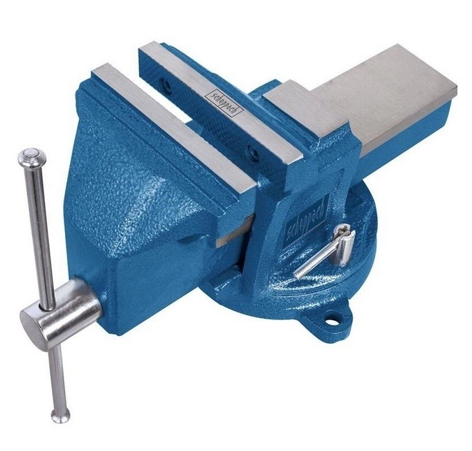 Étau Professionnel En Fonte VS125U Avec Base Tournante 125mm SCHEPPACH - 5912602900 3 Étau Professionnel En Fonte VS125U Avec Base Tournante 125mm SCHEPPACH - 5912602900